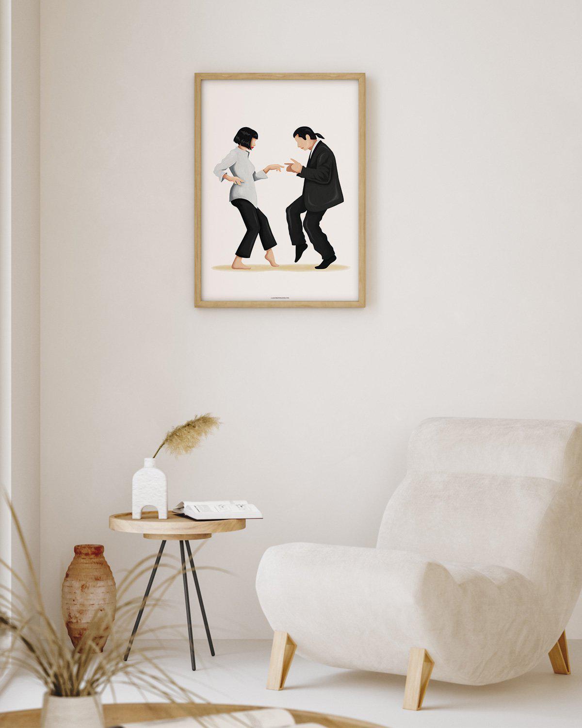 Pulp Fiction | Draw Me A Song Collection Art Print-PRINT-Olive et Oriel-Olive et Oriel-Buy-Australian-Art-Prints-Online-with-Olive-et-Oriel-Your-Artwork-Specialists-Austrailia-Decorate-With-Coastal-Photo-Wall-Art-Prints-From-Our-Beach-House-Artwork-Collection-Fine-Poster-and-Framed-Artwork