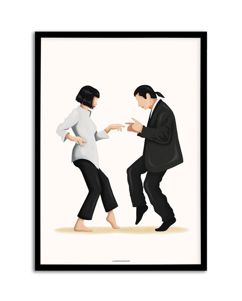 Pulp Fiction | Draw Me A Song Collection Art Print-PRINT-Olive et Oriel-Olive et Oriel-A5 | 5.8" x 8.3" | 14.8 x 21cm-Black-With White Border-Buy-Australian-Art-Prints-Online-with-Olive-et-Oriel-Your-Artwork-Specialists-Austrailia-Decorate-With-Coastal-Photo-Wall-Art-Prints-From-Our-Beach-House-Artwork-Collection-Fine-Poster-and-Framed-Artwork
