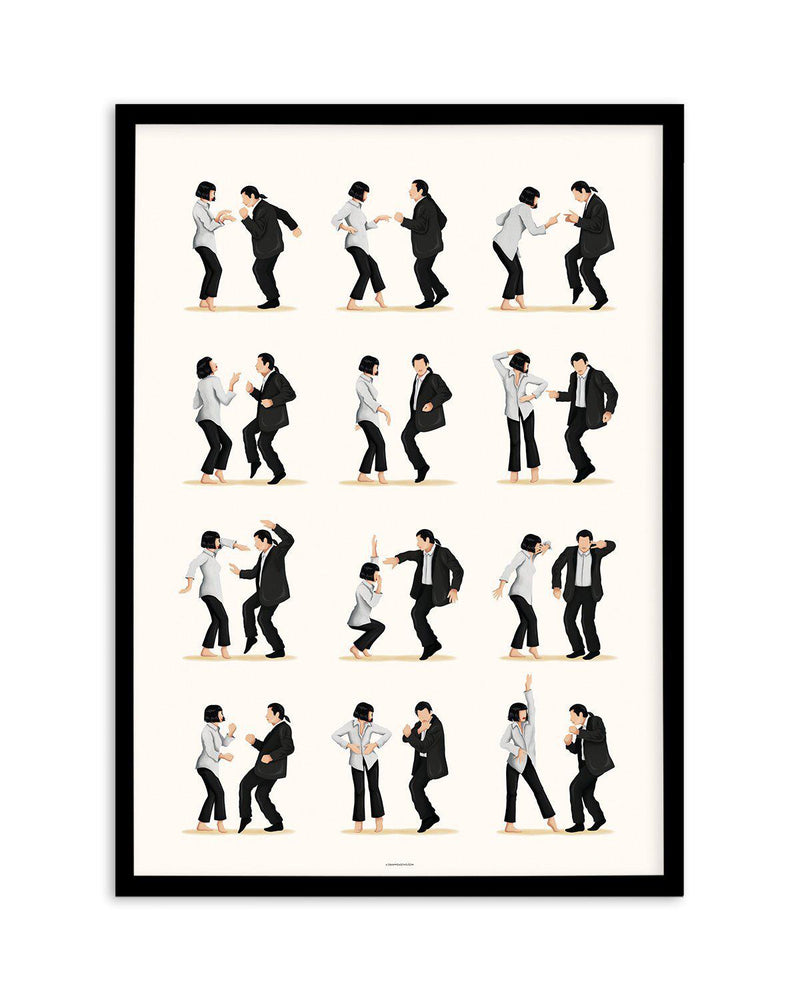Pulp Fiction II  Draw Me A Song Collection Framed Art Print Poster – Olive  et Oriel