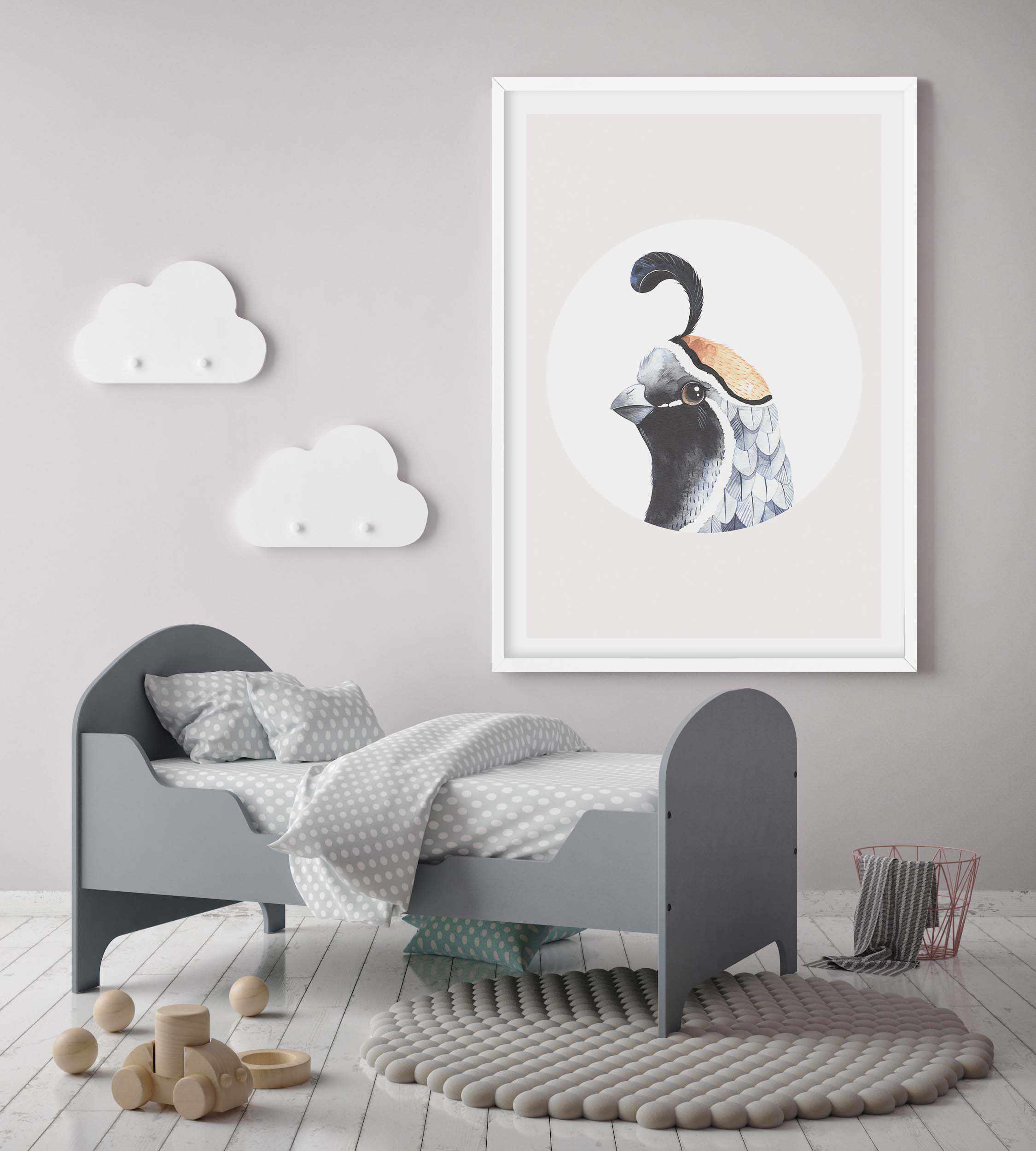 Quail Art Print-PRINT-Olive et Oriel-Olive et Oriel-Buy-Australian-Art-Prints-Online-with-Olive-et-Oriel-Your-Artwork-Specialists-Austrailia-Decorate-With-Coastal-Photo-Wall-Art-Prints-From-Our-Beach-House-Artwork-Collection-Fine-Poster-and-Framed-Artwork