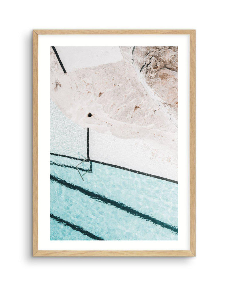 Quick Dip | Bondi Art Print-PRINT-Olive et Oriel-Olive et Oriel-A4 | 8.3" x 11.7" | 21 x 29.7cm-Oak-With White Border-Buy-Australian-Art-Prints-Online-with-Olive-et-Oriel-Your-Artwork-Specialists-Austrailia-Decorate-With-Coastal-Photo-Wall-Art-Prints-From-Our-Beach-House-Artwork-Collection-Fine-Poster-and-Framed-Artwork