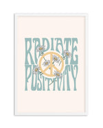 Radiate Positivity Art Print-PRINT-Olive et Oriel-Olive et Oriel-A5 | 5.8" x 8.3" | 14.8 x 21cm-White-With White Border-Buy-Australian-Art-Prints-Online-with-Olive-et-Oriel-Your-Artwork-Specialists-Austrailia-Decorate-With-Coastal-Photo-Wall-Art-Prints-From-Our-Beach-House-Artwork-Collection-Fine-Poster-and-Framed-Artwork