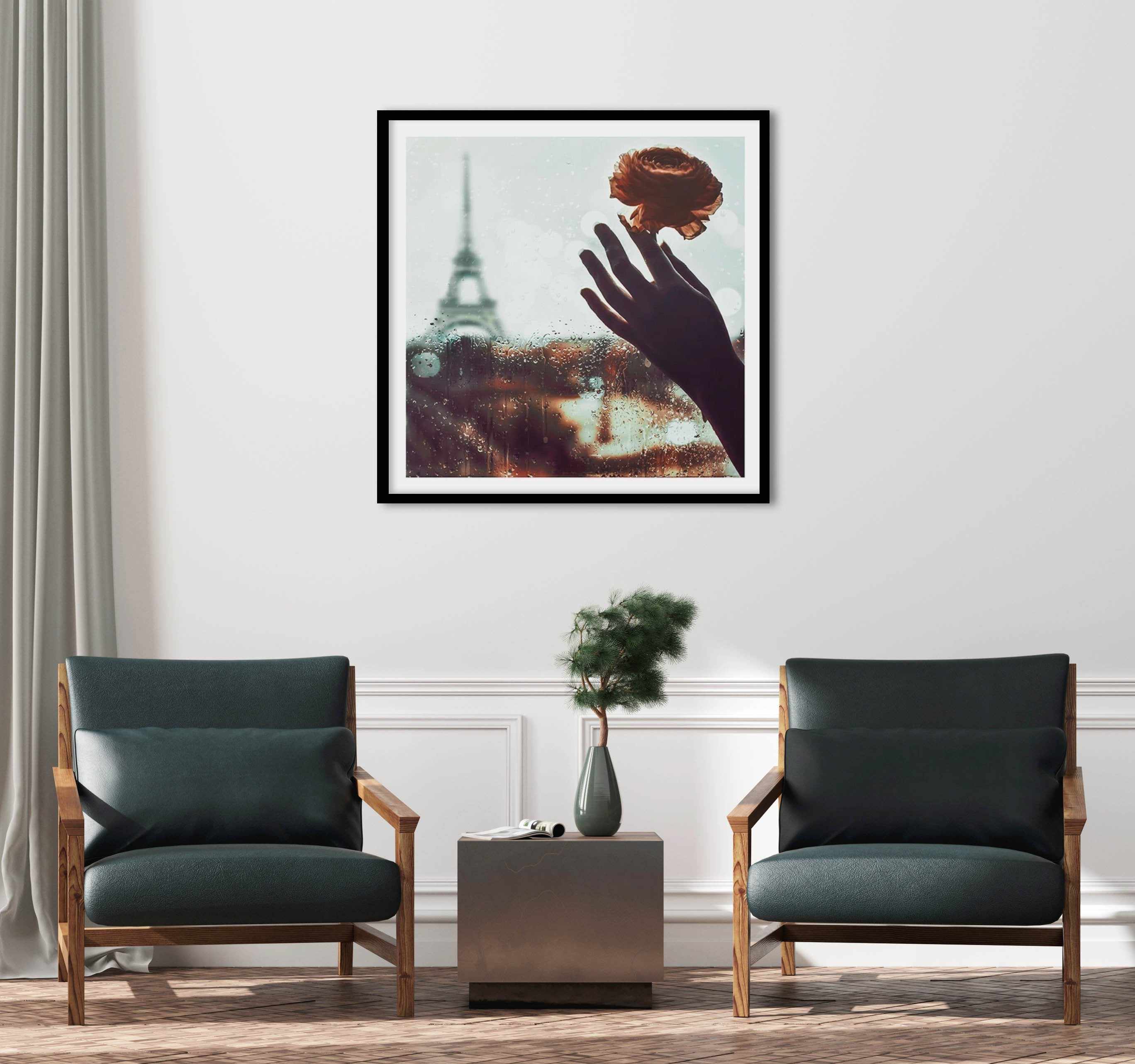 Rainy Days in Paris | SQ Art Print-PRINT-Olive et Oriel-Olive et Oriel-Buy-Australian-Art-Prints-Online-with-Olive-et-Oriel-Your-Artwork-Specialists-Austrailia-Decorate-With-Coastal-Photo-Wall-Art-Prints-From-Our-Beach-House-Artwork-Collection-Fine-Poster-and-Framed-Artwork