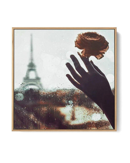 Rainy Days in Paris SQ | Framed Canvas-CANVAS-You can shop wall art online with Olive et Oriel for everything from abstract art to fun kids wall art. Our beautiful modern art prints and canvas art are available from large canvas prints to wall art paintings and our proudly Australian artwork collection offers only the highest quality framed large wall art and canvas art Australia - You can buy fashion photography prints or Hampton print posters and paintings on canvas from Olive et Oriel and hav