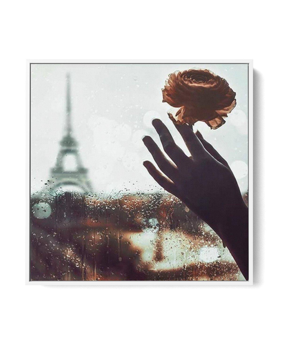 Rainy Days in Paris SQ | Framed Canvas-CANVAS-You can shop wall art online with Olive et Oriel for everything from abstract art to fun kids wall art. Our beautiful modern art prints and canvas art are available from large canvas prints to wall art paintings and our proudly Australian artwork collection offers only the highest quality framed large wall art and canvas art Australia - You can buy fashion photography prints or Hampton print posters and paintings on canvas from Olive et Oriel and hav