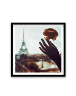 Rainy Days in Paris | SQ Art Print-PRINT-Olive et Oriel-Olive et Oriel-70x70 cm | 27.5" x 27.5"-Black-With White Border-Buy-Australian-Art-Prints-Online-with-Olive-et-Oriel-Your-Artwork-Specialists-Austrailia-Decorate-With-Coastal-Photo-Wall-Art-Prints-From-Our-Beach-House-Artwork-Collection-Fine-Poster-and-Framed-Artwork