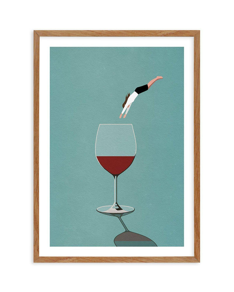 Red Wine | Dive In Art Print-PRINT-Olive et Oriel-Olive et Oriel-Buy-Australian-Art-Prints-Online-with-Olive-et-Oriel-Your-Artwork-Specialists-Austrailia-Decorate-With-Coastal-Photo-Wall-Art-Prints-From-Our-Beach-House-Artwork-Collection-Fine-Poster-and-Framed-Artwork