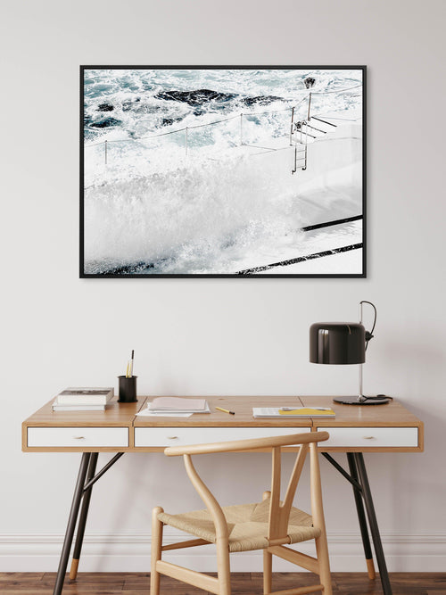 Refill, Icebergs Bondi | Framed Canvas-CANVAS-You can shop wall art online with Olive et Oriel for everything from abstract art to fun kids wall art. Our beautiful modern art prints and canvas art are available from large canvas prints to wall art paintings and our proudly Australian artwork collection offers only the highest quality framed large wall art and canvas art Australia - You can buy fashion photography prints or Hampton print posters and paintings on canvas from Olive et Oriel and hav