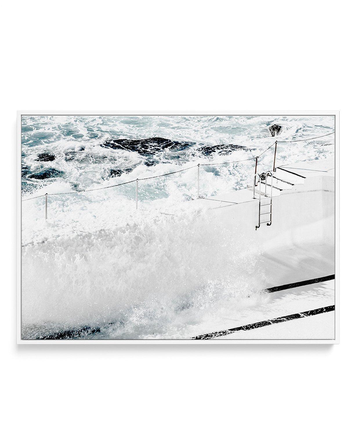 Refill, Icebergs Bondi | Framed Canvas-CANVAS-You can shop wall art online with Olive et Oriel for everything from abstract art to fun kids wall art. Our beautiful modern art prints and canvas art are available from large canvas prints to wall art paintings and our proudly Australian artwork collection offers only the highest quality framed large wall art and canvas art Australia - You can buy fashion photography prints or Hampton print posters and paintings on canvas from Olive et Oriel and hav