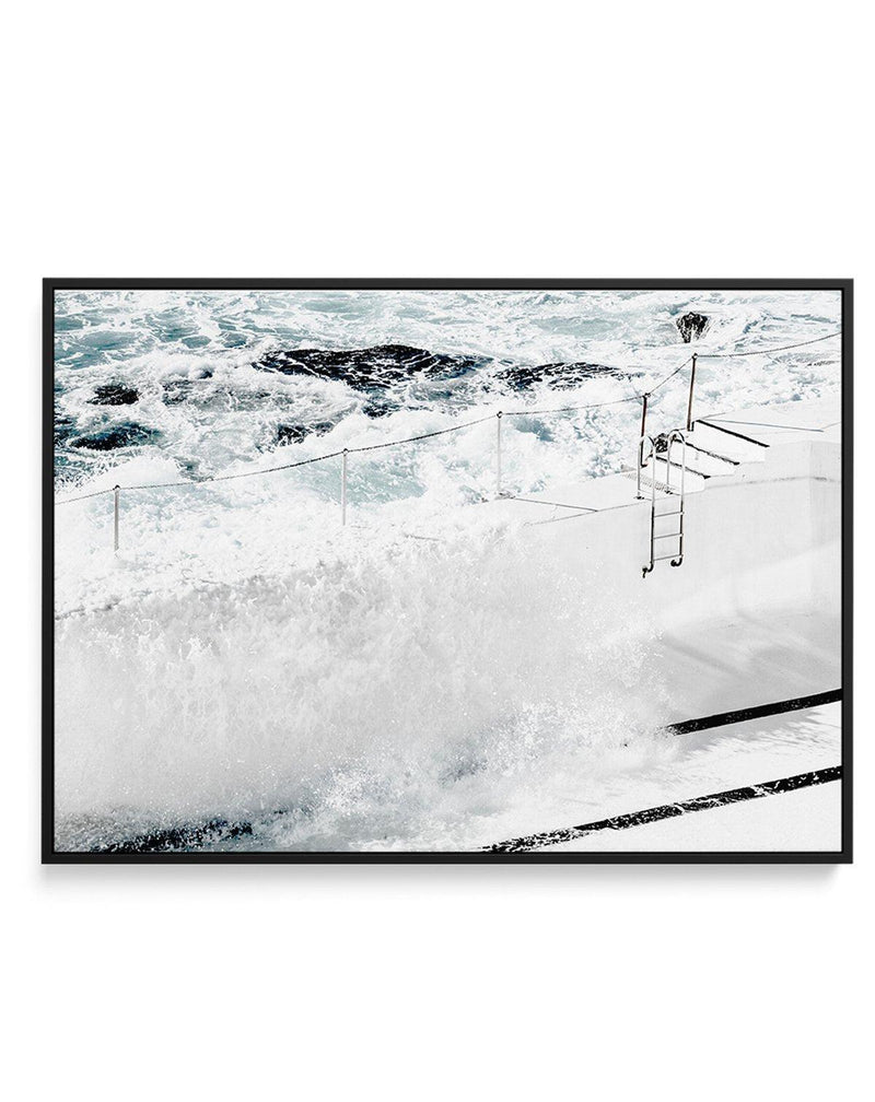 Refill, Icebergs Bondi | Framed Canvas-CANVAS-You can shop wall art online with Olive et Oriel for everything from abstract art to fun kids wall art. Our beautiful modern art prints and canvas art are available from large canvas prints to wall art paintings and our proudly Australian artwork collection offers only the highest quality framed large wall art and canvas art Australia - You can buy fashion photography prints or Hampton print posters and paintings on canvas from Olive et Oriel and hav