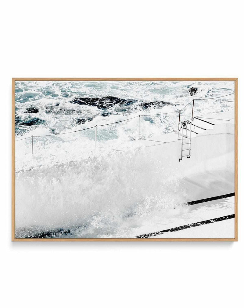 Refill, Icebergs Bondi | Framed Canvas Art Print