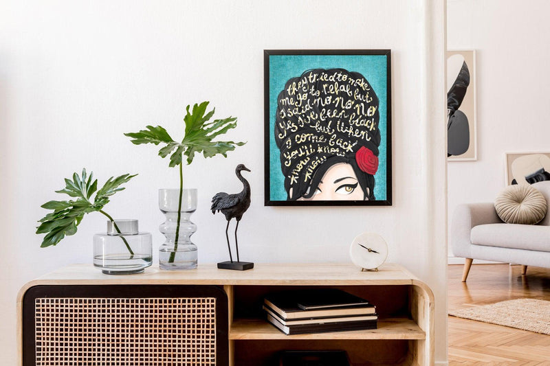 Rehab | Draw Me A Song Collection Art Print-PRINT-Olive et Oriel-Olive et Oriel-Buy-Australian-Art-Prints-Online-with-Olive-et-Oriel-Your-Artwork-Specialists-Austrailia-Decorate-With-Coastal-Photo-Wall-Art-Prints-From-Our-Beach-House-Artwork-Collection-Fine-Poster-and-Framed-Artwork
