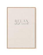 Relax. Refresh. Reconnect. | Framed Canvas-CANVAS-You can shop wall art online with Olive et Oriel for everything from abstract art to fun kids wall art. Our beautiful modern art prints and canvas art are available from large canvas prints to wall art paintings and our proudly Australian artwork collection offers only the highest quality framed large wall art and canvas art Australia - You can buy fashion photography prints or Hampton print posters and paintings on canvas from Olive et Oriel and