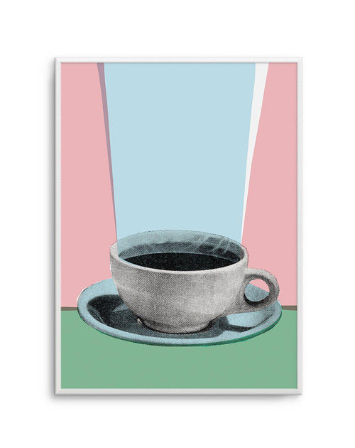 Retro Coffee Art Print-PRINT-Olive et Oriel-Olive et Oriel-A5 | 5.8" x 8.3" | 14.8 x 21cm-Unframed Art Print-With White Border-Buy-Australian-Art-Prints-Online-with-Olive-et-Oriel-Your-Artwork-Specialists-Austrailia-Decorate-With-Coastal-Photo-Wall-Art-Prints-From-Our-Beach-House-Artwork-Collection-Fine-Poster-and-Framed-Artwork