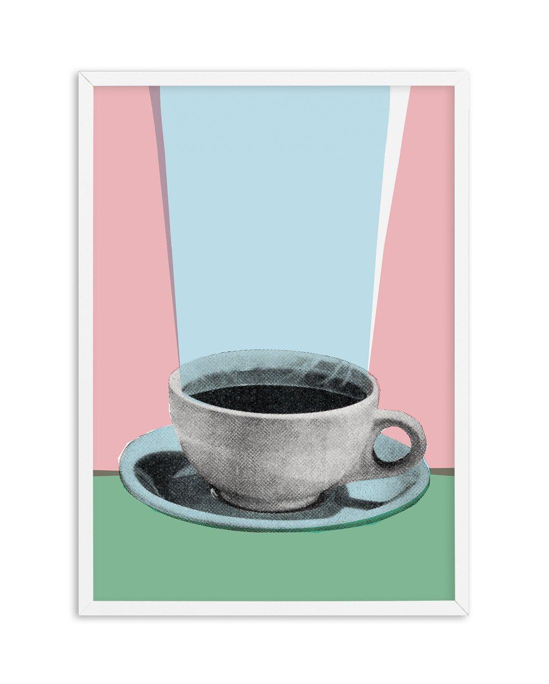 Retro Coffee Art Print-PRINT-Olive et Oriel-Olive et Oriel-A5 | 5.8" x 8.3" | 14.8 x 21cm-White-With White Border-Buy-Australian-Art-Prints-Online-with-Olive-et-Oriel-Your-Artwork-Specialists-Austrailia-Decorate-With-Coastal-Photo-Wall-Art-Prints-From-Our-Beach-House-Artwork-Collection-Fine-Poster-and-Framed-Artwork