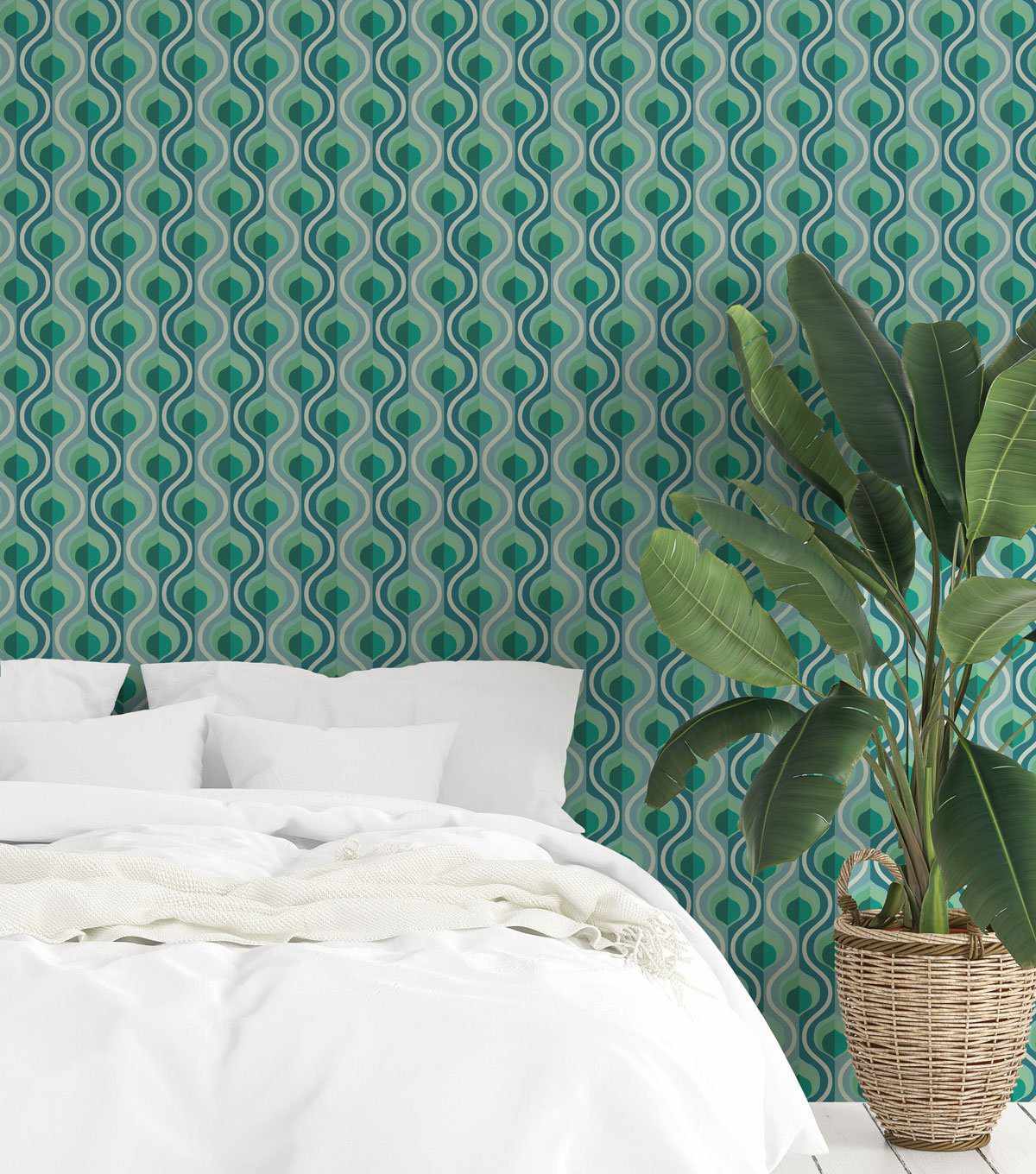 Retro Fun Wallpaper - Olive et Oriel