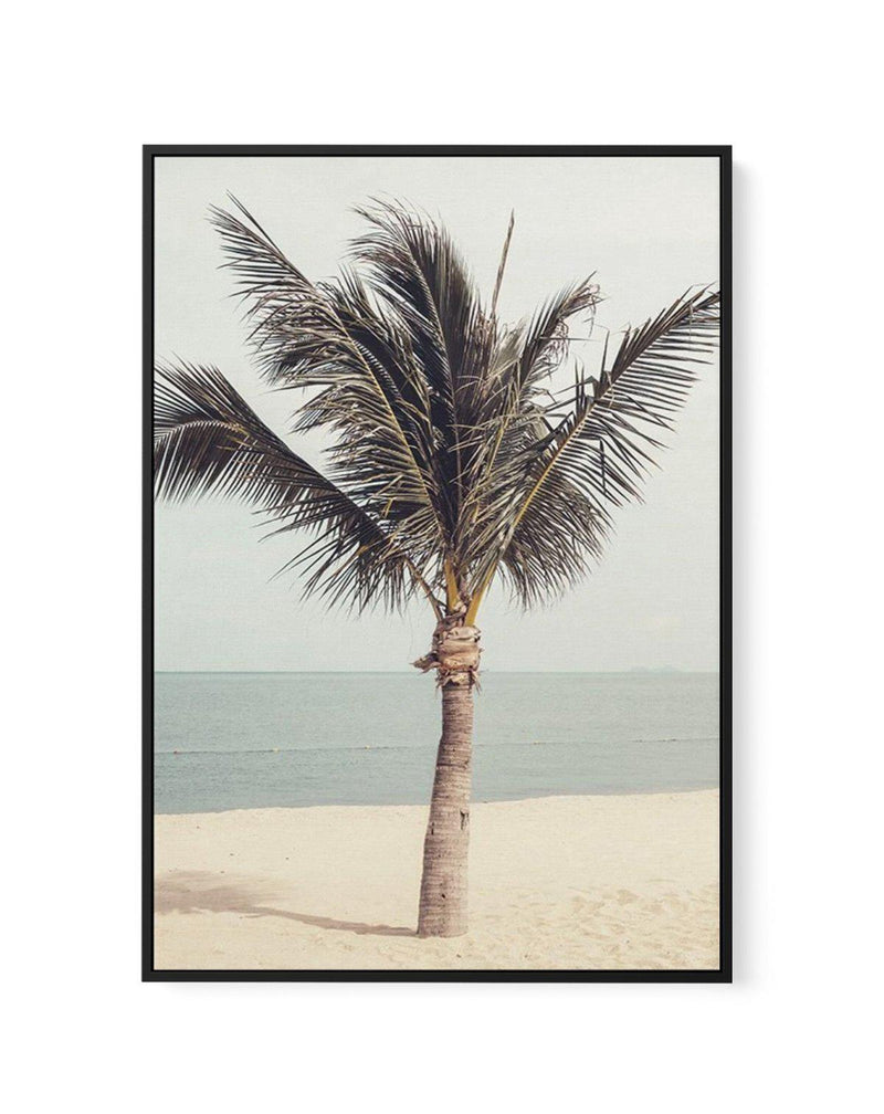 Retro Palm | Framed Canvas-CANVAS-You can shop wall art online with Olive et Oriel for everything from abstract art to fun kids wall art. Our beautiful modern art prints and canvas art are available from large canvas prints to wall art paintings and our proudly Australian artwork collection offers only the highest quality framed large wall art and canvas art Australia - You can buy fashion photography prints or Hampton print posters and paintings on canvas from Olive et Oriel and have them deliv