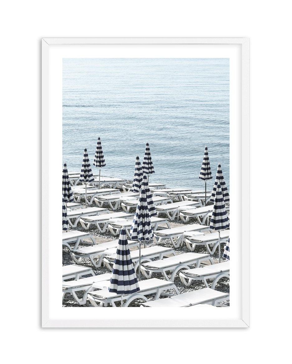 Riviera Parasols II Art Print-PRINT-Olive et Oriel-Olive et Oriel-A5 | 5.8" x 8.3" | 14.8 x 21cm-White-With White Border-Buy-Australian-Art-Prints-Online-with-Olive-et-Oriel-Your-Artwork-Specialists-Austrailia-Decorate-With-Coastal-Photo-Wall-Art-Prints-From-Our-Beach-House-Artwork-Collection-Fine-Poster-and-Framed-Artwork