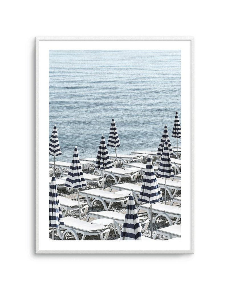 Riviera Parasols III Art Print-PRINT-Olive et Oriel-Olive et Oriel-A5 | 5.8" x 8.3" | 14.8 x 21cm-Unframed Art Print-With White Border-Buy-Australian-Art-Prints-Online-with-Olive-et-Oriel-Your-Artwork-Specialists-Austrailia-Decorate-With-Coastal-Photo-Wall-Art-Prints-From-Our-Beach-House-Artwork-Collection-Fine-Poster-and-Framed-Artwork