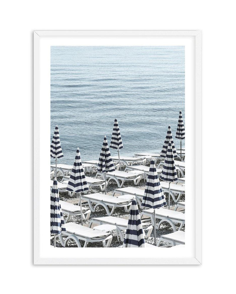 Riviera Parasols III Art Print-PRINT-Olive et Oriel-Olive et Oriel-A5 | 5.8" x 8.3" | 14.8 x 21cm-White-With White Border-Buy-Australian-Art-Prints-Online-with-Olive-et-Oriel-Your-Artwork-Specialists-Austrailia-Decorate-With-Coastal-Photo-Wall-Art-Prints-From-Our-Beach-House-Artwork-Collection-Fine-Poster-and-Framed-Artwork