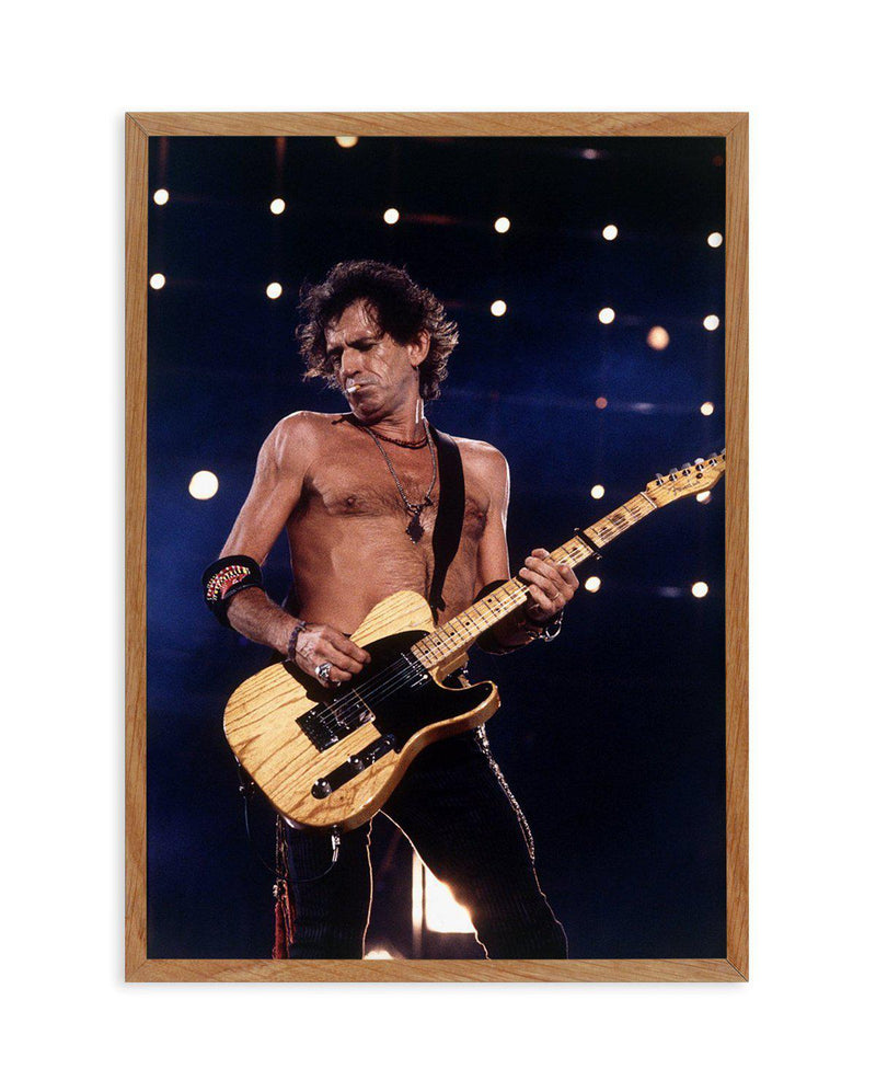 Rolling Stones II - Keith Richards | Tony Mott Collection Art Print-PRINT-Olive et Oriel-Olive et Oriel-50x70 cm | 19.6" x 27.5"-Walnut-With White Border-Buy-Australian-Art-Prints-Online-with-Olive-et-Oriel-Your-Artwork-Specialists-Austrailia-Decorate-With-Coastal-Photo-Wall-Art-Prints-From-Our-Beach-House-Artwork-Collection-Fine-Poster-and-Framed-Artwork