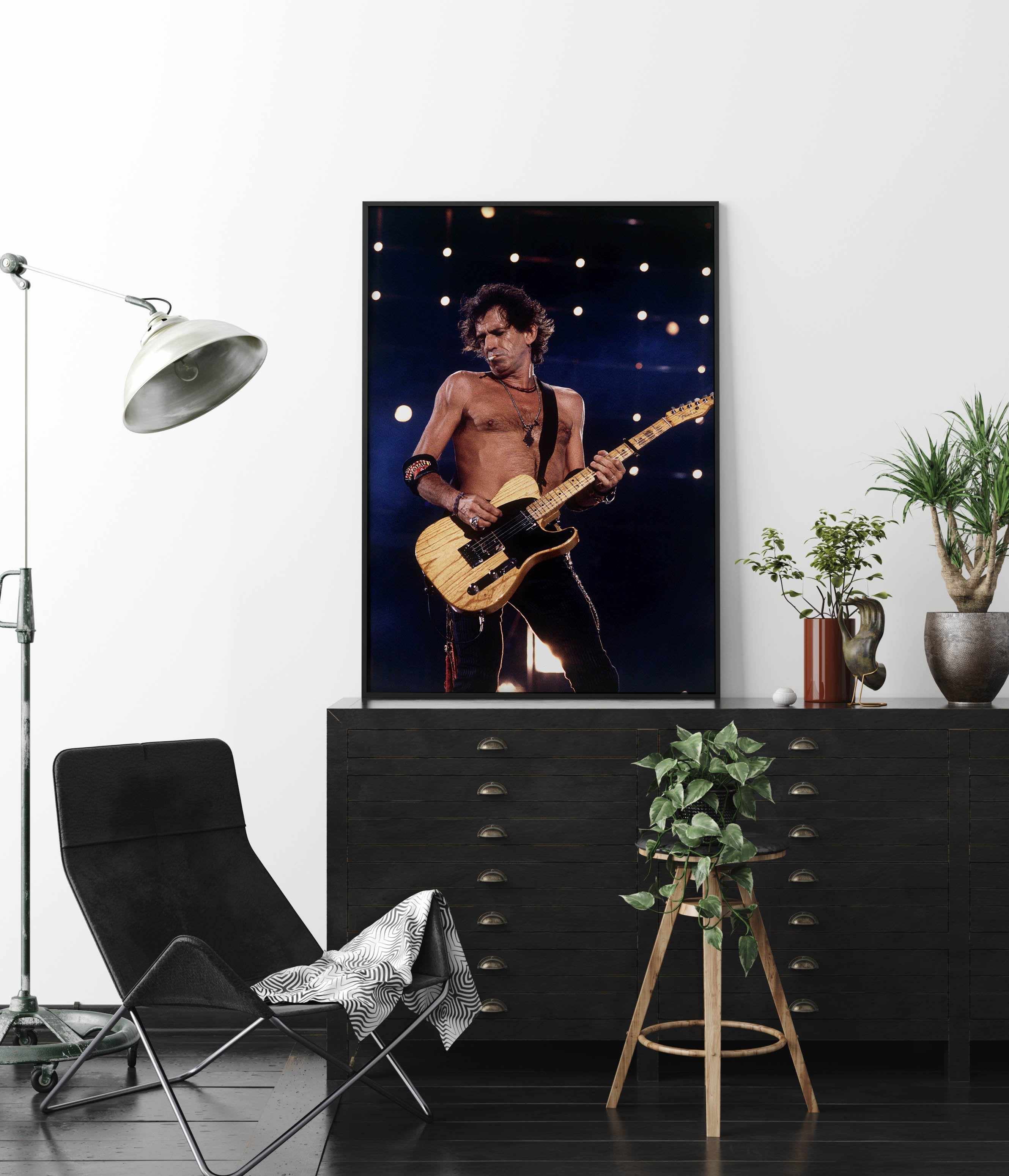 Rolling Stones II - Keith Richards | Tony Mott Collection Art Print-PRINT-Olive et Oriel-Olive et Oriel-Buy-Australian-Art-Prints-Online-with-Olive-et-Oriel-Your-Artwork-Specialists-Austrailia-Decorate-With-Coastal-Photo-Wall-Art-Prints-From-Our-Beach-House-Artwork-Collection-Fine-Poster-and-Framed-Artwork