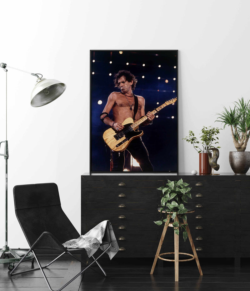 Rolling Stones II - Keith Richards | Tony Mott Collection Art Print-PRINT-Olive et Oriel-Olive et Oriel-Buy-Australian-Art-Prints-Online-with-Olive-et-Oriel-Your-Artwork-Specialists-Austrailia-Decorate-With-Coastal-Photo-Wall-Art-Prints-From-Our-Beach-House-Artwork-Collection-Fine-Poster-and-Framed-Artwork