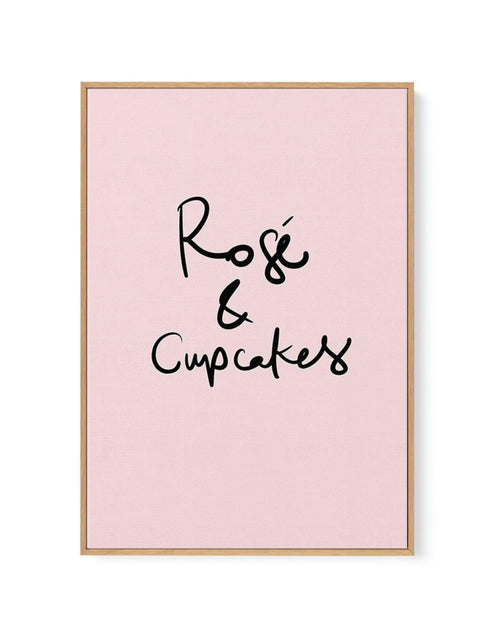 Rose & Cupcakes | Framed Canvas-CANVAS-You can shop wall art online with Olive et Oriel for everything from abstract art to fun kids wall art. Our beautiful modern art prints and canvas art are available from large canvas prints to wall art paintings and our proudly Australian artwork collection offers only the highest quality framed large wall art and canvas art Australia - You can buy fashion photography prints or Hampton print posters and paintings on canvas from Olive et Oriel and have them 