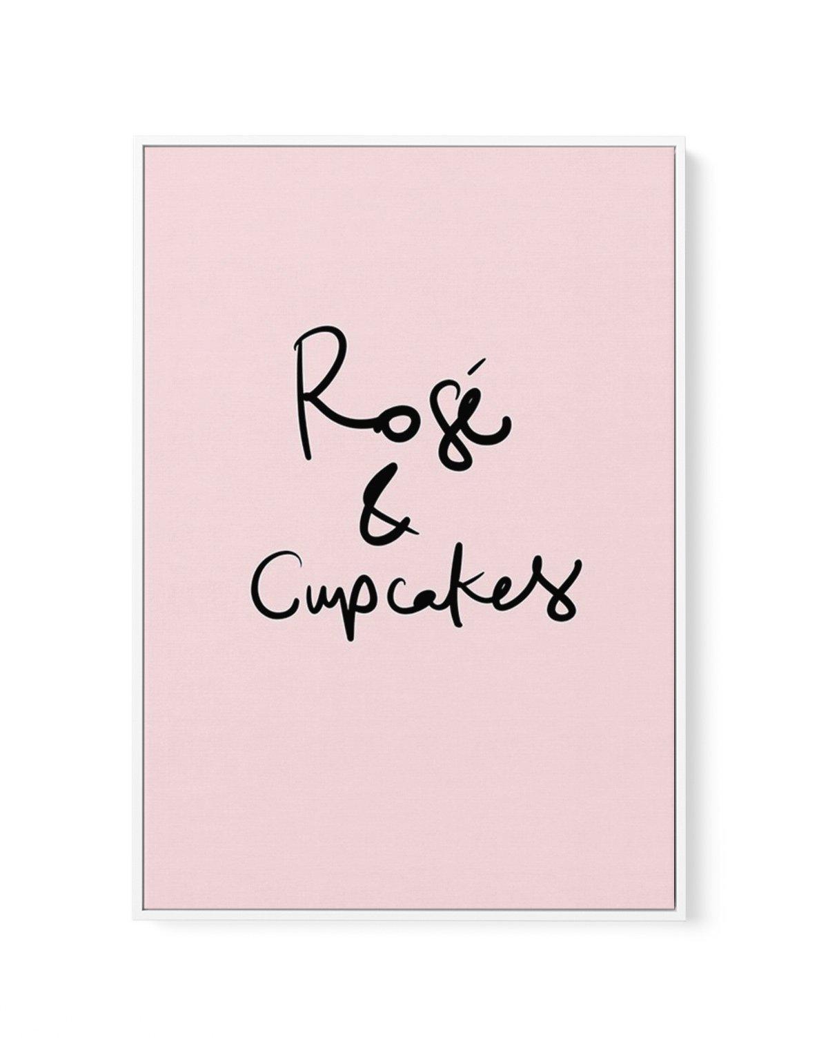 Rose & Cupcakes | Framed Canvas-CANVAS-You can shop wall art online with Olive et Oriel for everything from abstract art to fun kids wall art. Our beautiful modern art prints and canvas art are available from large canvas prints to wall art paintings and our proudly Australian artwork collection offers only the highest quality framed large wall art and canvas art Australia - You can buy fashion photography prints or Hampton print posters and paintings on canvas from Olive et Oriel and have them 