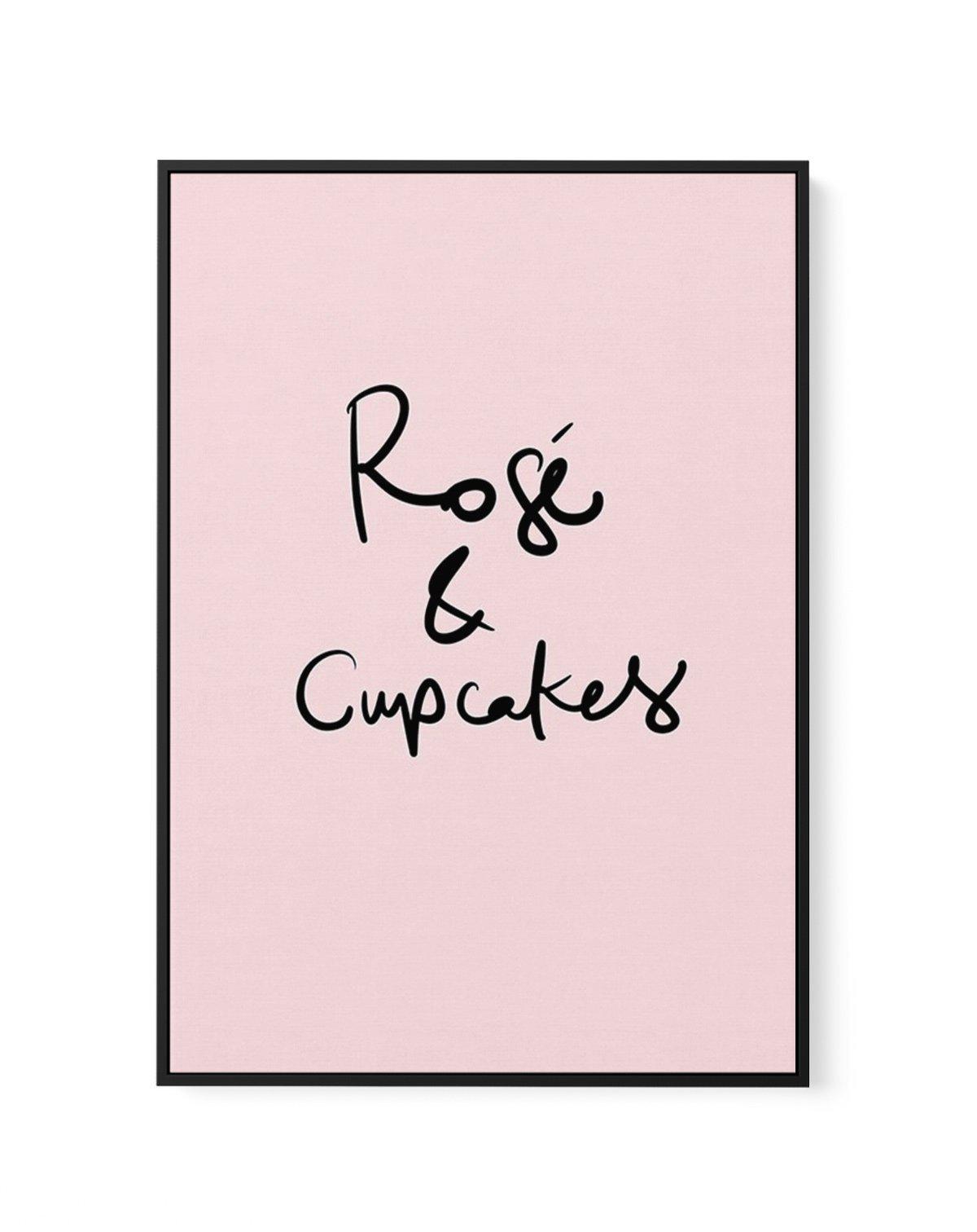 Rose & Cupcakes | Framed Canvas-CANVAS-You can shop wall art online with Olive et Oriel for everything from abstract art to fun kids wall art. Our beautiful modern art prints and canvas art are available from large canvas prints to wall art paintings and our proudly Australian artwork collection offers only the highest quality framed large wall art and canvas art Australia - You can buy fashion photography prints or Hampton print posters and paintings on canvas from Olive et Oriel and have them 