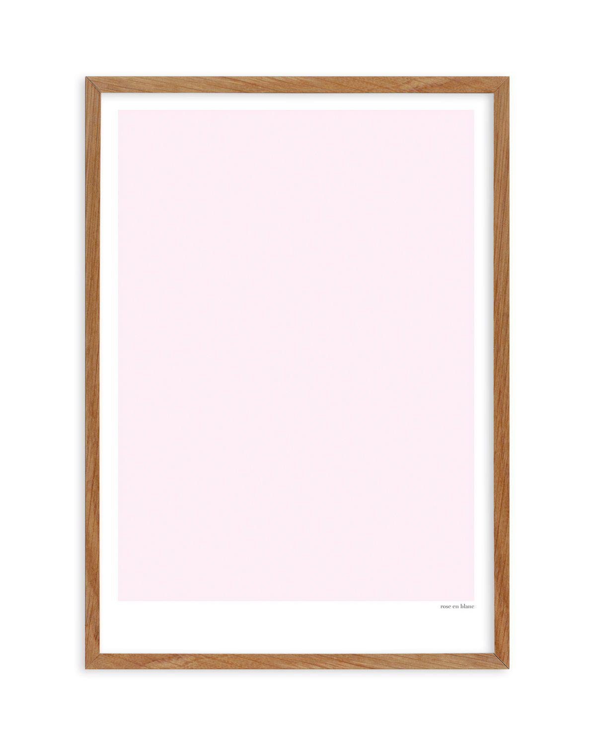 Rose en Blanc Art Print-PRINT-Olive et Oriel-Olive et Oriel-50x70 cm | 19.6" x 27.5"-Walnut-With White Border-Buy-Australian-Art-Prints-Online-with-Olive-et-Oriel-Your-Artwork-Specialists-Austrailia-Decorate-With-Coastal-Photo-Wall-Art-Prints-From-Our-Beach-House-Artwork-Collection-Fine-Poster-and-Framed-Artwork