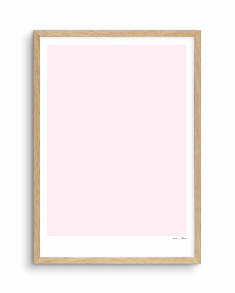 Rose en Blanc Art Print-PRINT-Olive et Oriel-Olive et Oriel-A5 | 5.8" x 8.3" | 14.8 x 21cm-Oak-With White Border-Buy-Australian-Art-Prints-Online-with-Olive-et-Oriel-Your-Artwork-Specialists-Austrailia-Decorate-With-Coastal-Photo-Wall-Art-Prints-From-Our-Beach-House-Artwork-Collection-Fine-Poster-and-Framed-Artwork