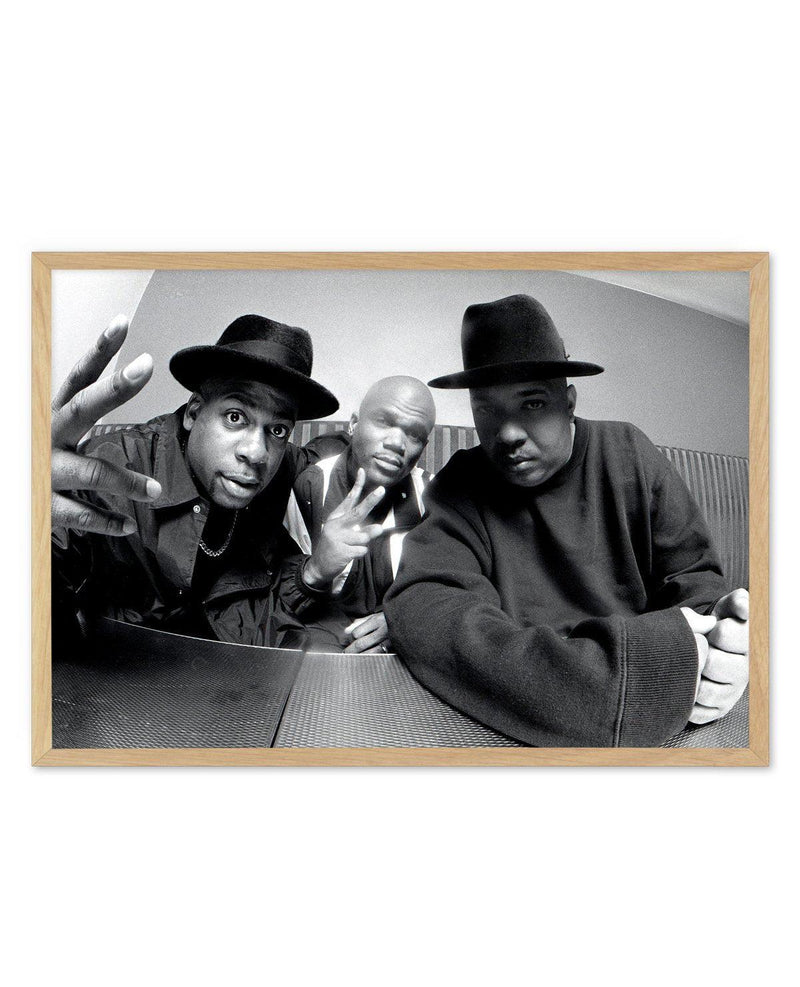 Run DMC | Tony Mott Collection Art Print-PRINT-Olive et Oriel-Olive et Oriel-A5 | 5.8" x 8.3" | 14.8 x 21cm-Oak-With White Border-Buy-Australian-Art-Prints-Online-with-Olive-et-Oriel-Your-Artwork-Specialists-Austrailia-Decorate-With-Coastal-Photo-Wall-Art-Prints-From-Our-Beach-House-Artwork-Collection-Fine-Poster-and-Framed-Artwork