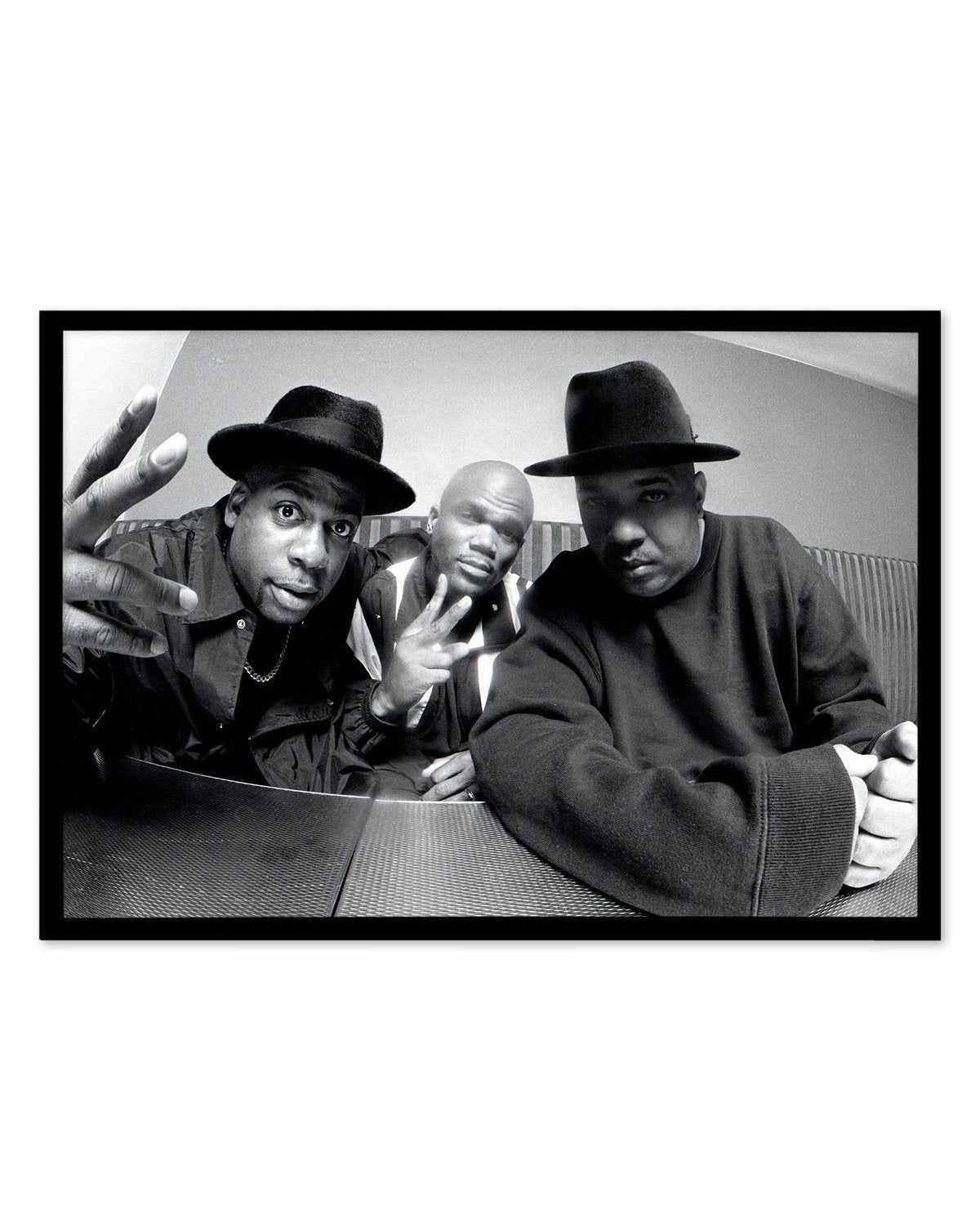 Run DMC | Tony Mott Collection Art Print-PRINT-Olive et Oriel-Olive et Oriel-A5 | 5.8" x 8.3" | 14.8 x 21cm-Black-With White Border-Buy-Australian-Art-Prints-Online-with-Olive-et-Oriel-Your-Artwork-Specialists-Austrailia-Decorate-With-Coastal-Photo-Wall-Art-Prints-From-Our-Beach-House-Artwork-Collection-Fine-Poster-and-Framed-Artwork