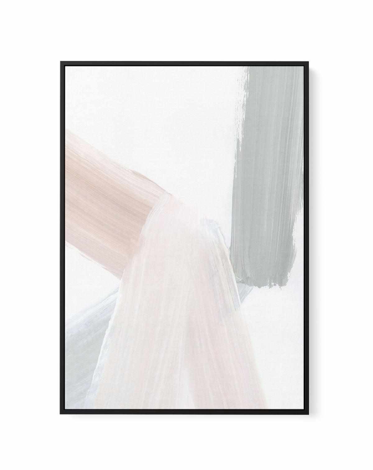 Sage Flow I | Framed Canvas Art Print