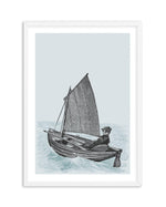 Sailing | 2 Colour Options Art Print-PRINT-Olive et Oriel-Olive et Oriel-A5 | 5.8" x 8.3" | 14.8 x 21cm-White-With White Border-Buy-Australian-Art-Prints-Online-with-Olive-et-Oriel-Your-Artwork-Specialists-Austrailia-Decorate-With-Coastal-Photo-Wall-Art-Prints-From-Our-Beach-House-Artwork-Collection-Fine-Poster-and-Framed-Artwork