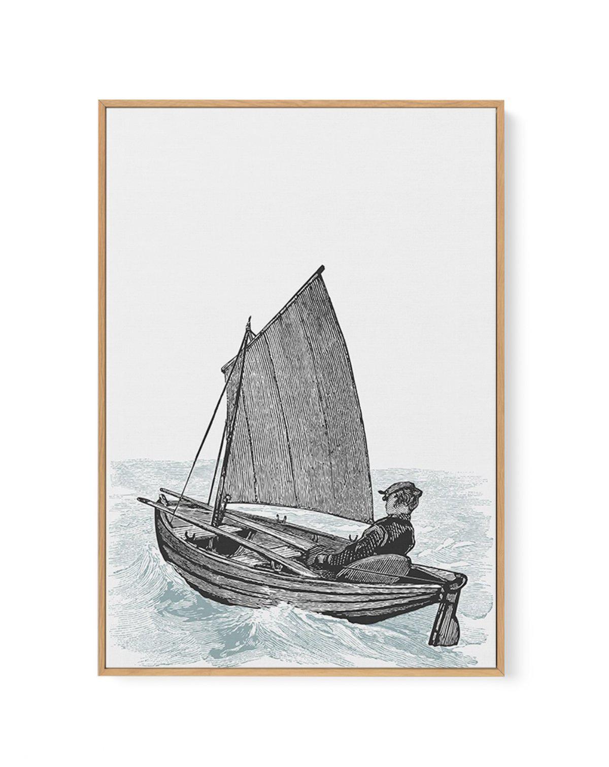 Sailing | 2 Colour Options | Framed Canvas-CANVAS-You can shop wall art online with Olive et Oriel for everything from abstract art to fun kids wall art. Our beautiful modern art prints and canvas art are available from large canvas prints to wall art paintings and our proudly Australian artwork collection offers only the highest quality framed large wall art and canvas art Australia - You can buy fashion photography prints or Hampton print posters and paintings on canvas from Olive et Oriel and