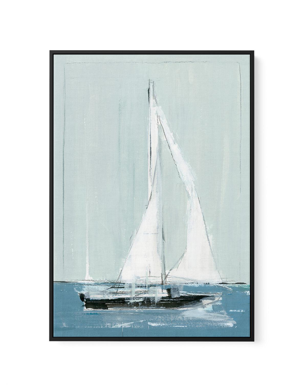 Sailing I | Framed Canvas-CANVAS-You can shop wall art online with Olive et Oriel for everything from abstract art to fun kids wall art. Our beautiful modern art prints and canvas art are available from large canvas prints to wall art paintings and our proudly Australian artwork collection offers only the highest quality framed large wall art and canvas art Australia - You can buy fashion photography prints or Hampton print posters and paintings on canvas from Olive et Oriel and have them delive