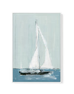 Sailing I | Framed Canvas-CANVAS-You can shop wall art online with Olive et Oriel for everything from abstract art to fun kids wall art. Our beautiful modern art prints and canvas art are available from large canvas prints to wall art paintings and our proudly Australian artwork collection offers only the highest quality framed large wall art and canvas art Australia - You can buy fashion photography prints or Hampton print posters and paintings on canvas from Olive et Oriel and have them delive