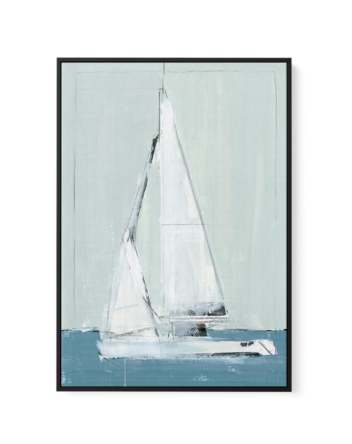 Sailing II | Framed Canvas-CANVAS-You can shop wall art online with Olive et Oriel for everything from abstract art to fun kids wall art. Our beautiful modern art prints and canvas art are available from large canvas prints to wall art paintings and our proudly Australian artwork collection offers only the highest quality framed large wall art and canvas art Australia - You can buy fashion photography prints or Hampton print posters and paintings on canvas from Olive et Oriel and have them deliv