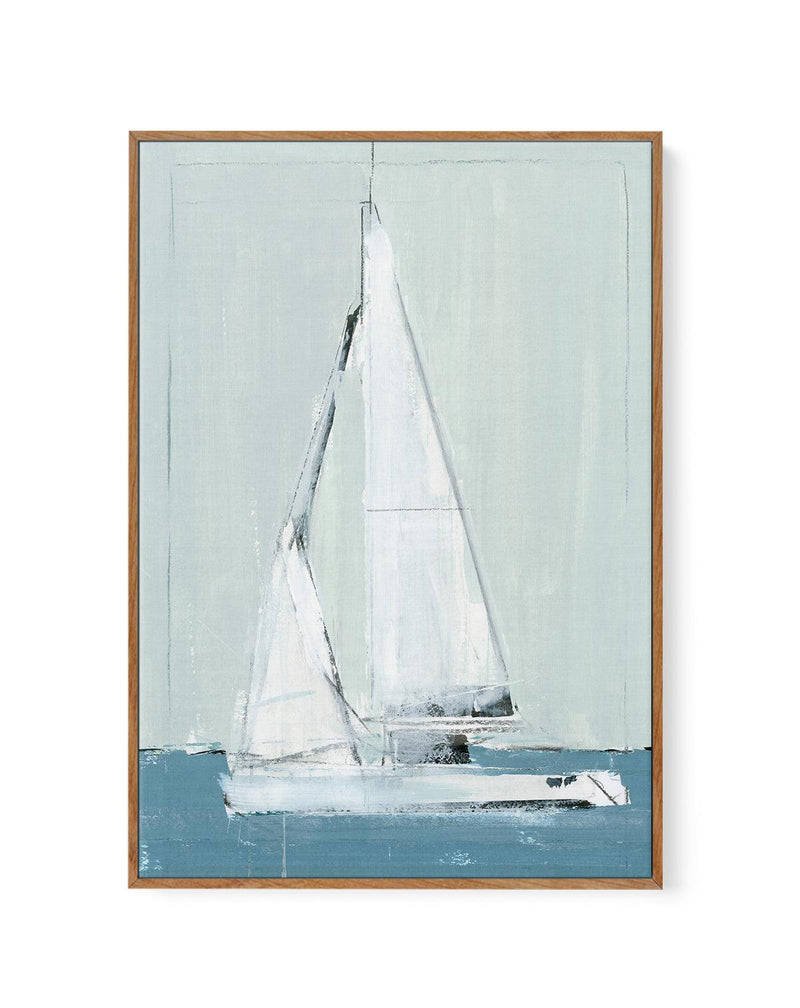 Sailing II | Framed Canvas-CANVAS-You can shop wall art online with Olive et Oriel for everything from abstract art to fun kids wall art. Our beautiful modern art prints and canvas art are available from large canvas prints to wall art paintings and our proudly Australian artwork collection offers only the highest quality framed large wall art and canvas art Australia - You can buy fashion photography prints or Hampton print posters and paintings on canvas from Olive et Oriel and have them deliv
