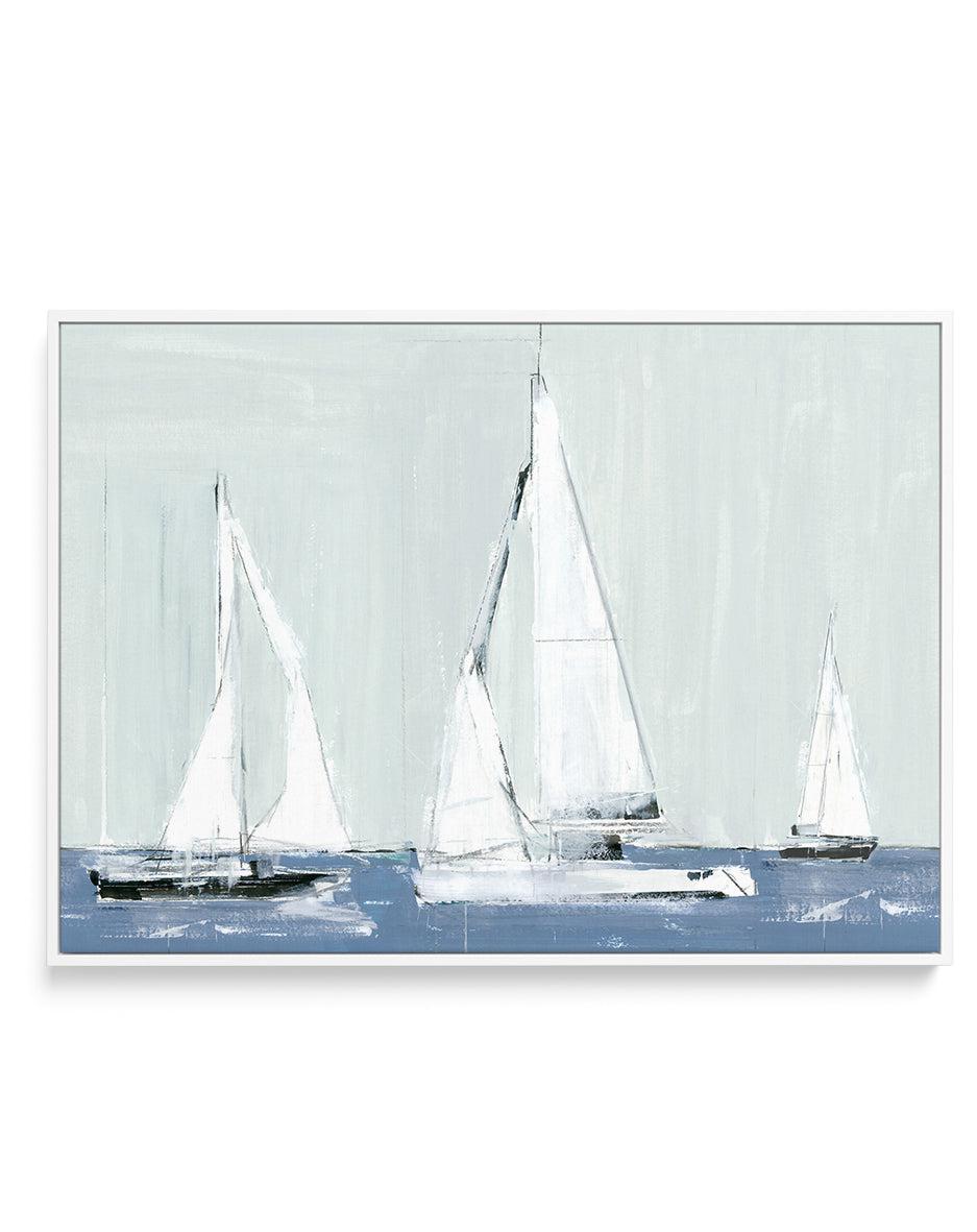 Sailing III | Framed Canvas-CANVAS-You can shop wall art online with Olive et Oriel for everything from abstract art to fun kids wall art. Our beautiful modern art prints and canvas art are available from large canvas prints to wall art paintings and our proudly Australian artwork collection offers only the highest quality framed large wall art and canvas art Australia - You can buy fashion photography prints or Hampton print posters and paintings on canvas from Olive et Oriel and have them deli