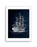 Sailing the Seas II Art Print-PRINT-Olive et Oriel-Olive et Oriel-A5 | 5.8" x 8.3" | 14.8 x 21cm-Unframed Art Print-With White Border-Buy-Australian-Art-Prints-Online-with-Olive-et-Oriel-Your-Artwork-Specialists-Austrailia-Decorate-With-Coastal-Photo-Wall-Art-Prints-From-Our-Beach-House-Artwork-Collection-Fine-Poster-and-Framed-Artwork