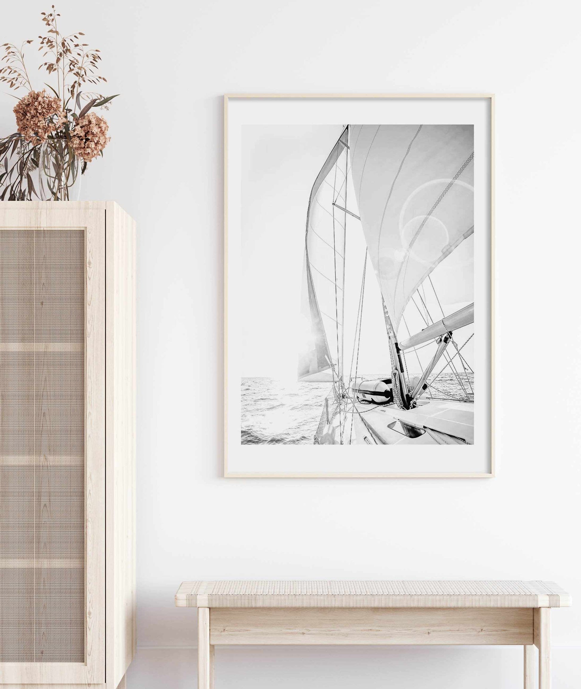 Sailing to the Sunset Art Print-PRINT-Olive et Oriel-Olive et Oriel-Buy-Australian-Art-Prints-Online-with-Olive-et-Oriel-Your-Artwork-Specialists-Austrailia-Decorate-With-Coastal-Photo-Wall-Art-Prints-From-Our-Beach-House-Artwork-Collection-Fine-Poster-and-Framed-Artwork