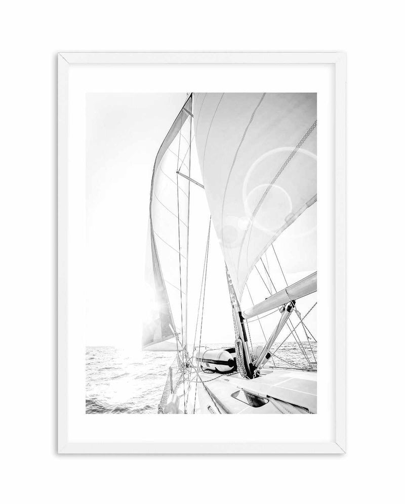Sailing to the Sunset Art Print-PRINT-Olive et Oriel-Olive et Oriel-A5 | 5.8" x 8.3" | 14.8 x 21cm-White-With White Border-Buy-Australian-Art-Prints-Online-with-Olive-et-Oriel-Your-Artwork-Specialists-Austrailia-Decorate-With-Coastal-Photo-Wall-Art-Prints-From-Our-Beach-House-Artwork-Collection-Fine-Poster-and-Framed-Artwork