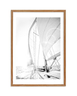 Sailing to the Sunset Art Print-PRINT-Olive et Oriel-Olive et Oriel-50x70 cm | 19.6" x 27.5"-Walnut-With White Border-Buy-Australian-Art-Prints-Online-with-Olive-et-Oriel-Your-Artwork-Specialists-Austrailia-Decorate-With-Coastal-Photo-Wall-Art-Prints-From-Our-Beach-House-Artwork-Collection-Fine-Poster-and-Framed-Artwork