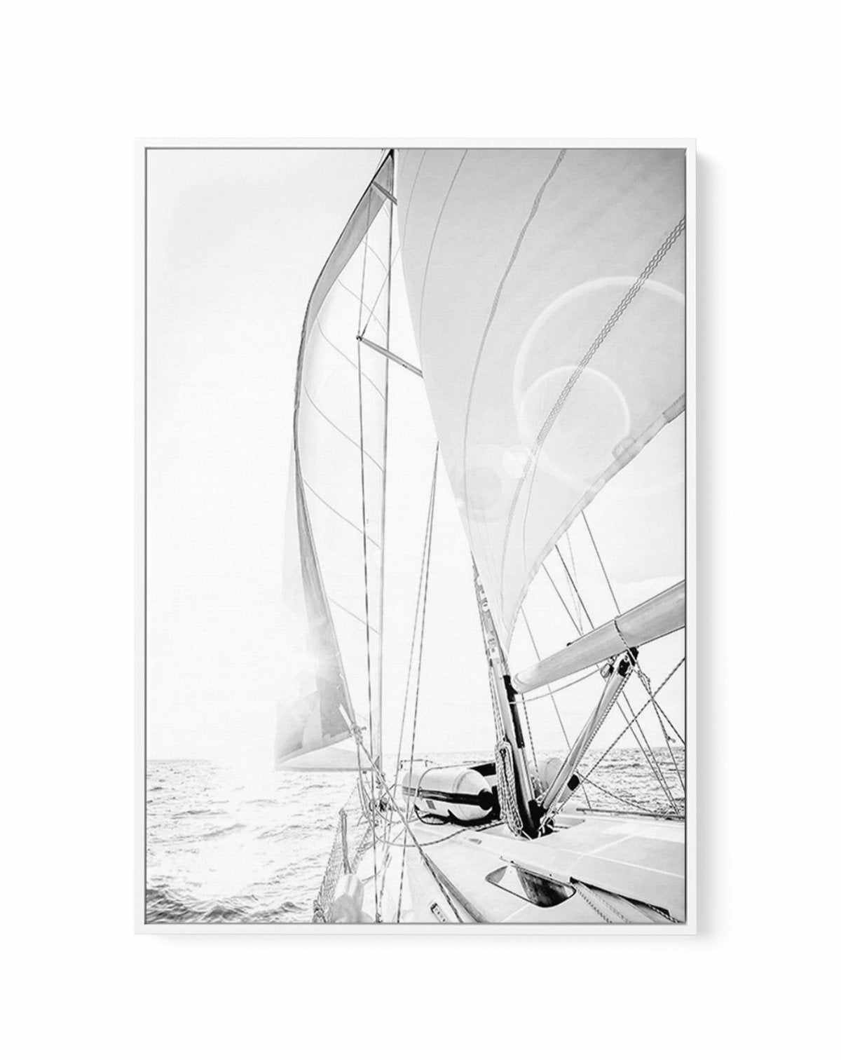 Sailing to the Sunset | Framed Canvas-CANVAS-You can shop wall art online with Olive et Oriel for everything from abstract art to fun kids wall art. Our beautiful modern art prints and canvas art are available from large canvas prints to wall art paintings and our proudly Australian artwork collection offers only the highest quality framed large wall art and canvas art Australia - You can buy fashion photography prints or Hampton print posters and paintings on canvas from Olive et Oriel and have