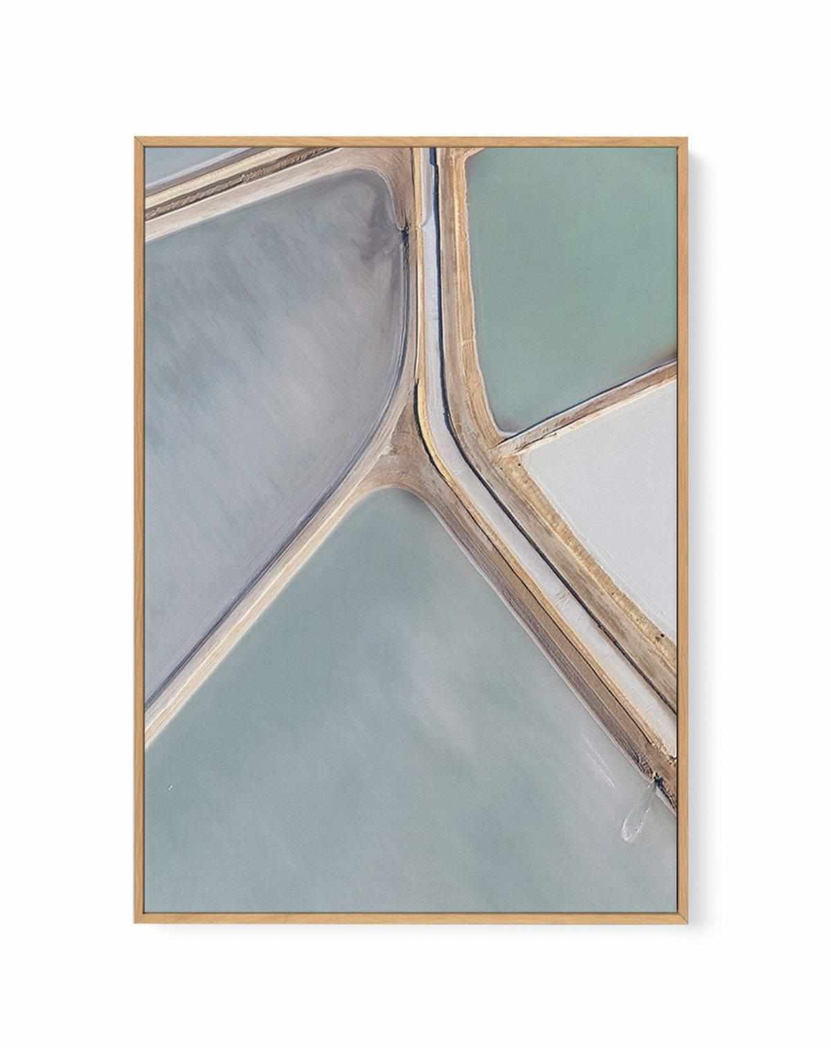 Salty Fields | Framed Canvas Art Print