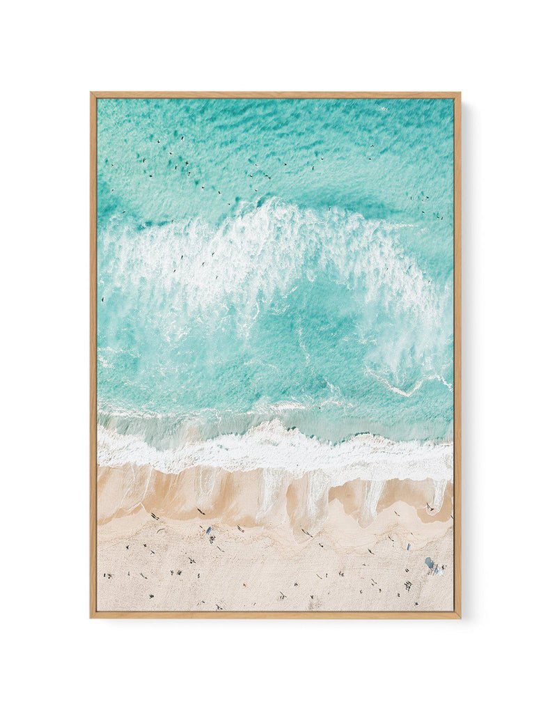 Sand to Sea, Bondi | Framed Canvas-CANVAS-You can shop wall art online with Olive et Oriel for everything from abstract art to fun kids wall art. Our beautiful modern art prints and canvas art are available from large canvas prints to wall art paintings and our proudly Australian artwork collection offers only the highest quality framed large wall art and canvas art Australia - You can buy fashion photography prints or Hampton print posters and paintings on canvas from Olive et Oriel and have th