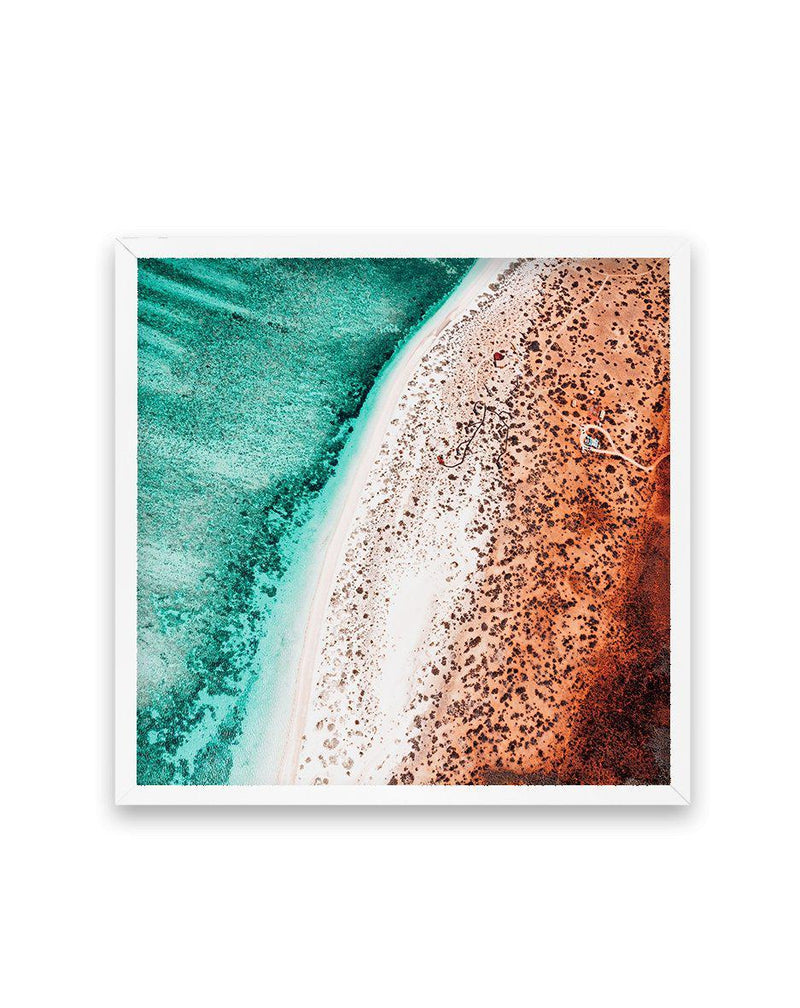 Sand To Sea | WA SQ Art Print-PRINT-Olive et Oriel-Olive et Oriel-70x70 cm | 27.5" x 27.5"-White-With White Border-Buy-Australian-Art-Prints-Online-with-Olive-et-Oriel-Your-Artwork-Specialists-Austrailia-Decorate-With-Coastal-Photo-Wall-Art-Prints-From-Our-Beach-House-Artwork-Collection-Fine-Poster-and-Framed-Artwork